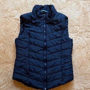 Aeropostale Women's Navy Blue Puffer Vest